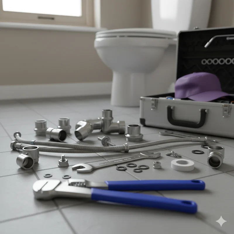 Sanitario e instalación profesional de inodoro