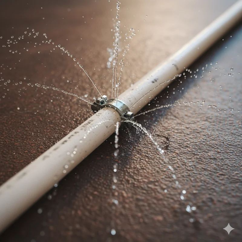 Tinaco de agua instalado correctamente en azotea con conexiones profesionales